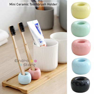 Mini Ceramic Toothbrush  Holder